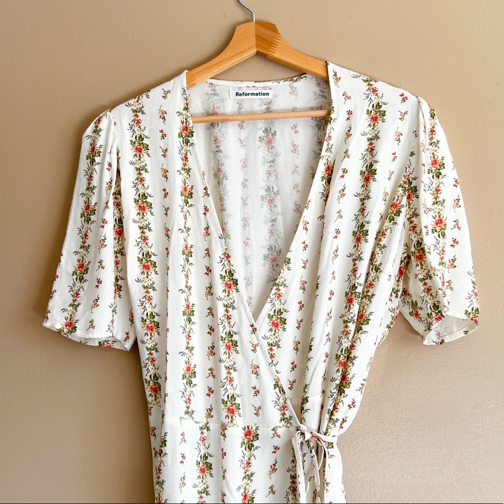 Reformation wrap dress